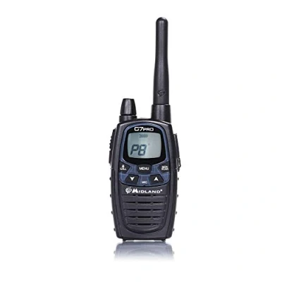 Abbildung von Midland G7 Pro Walkie Talkie, Professionel mobilradio (PMR), 69 kanaler, 446.00625 446.09375 Mhz, 10 m, LCD, AA
