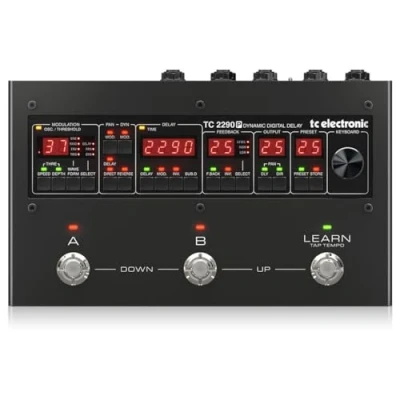 Abbildung von TC Electronic 2290 Dynamic Digital Delay Pedal Mit 128 Presets, 3 Fußschaltern, Dediziertem &#039;Learn&#039; Tap Tempo Sub Divisions und Feedback Path FX Insert Einschub