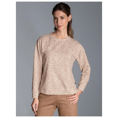 Abbildung von Trigema Sweatshirt &quot;TRIGEMA mit Allover Leo Print&quot;