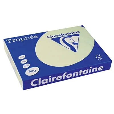Abbildung von 4 x Clairefontaine Kopierpapier Trophee A3 160g/qm VE=250 Blatt billar