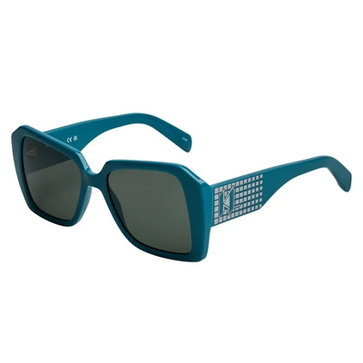 Abbildung von Karl Lagerfeld Damen KL6140S 300 Gläser SONNENBRILLEN Injiziert Grün Quadratisch Normal