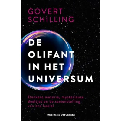 Abbildung von de olifant in het universum: donkere materie, mysterieuze deeltjes en samenstelling van ons heelal