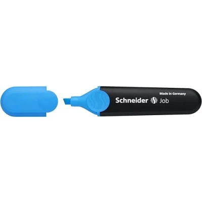 Abbildung von Schneider Schreibgeräte Textmarker Job, nachfüllbar, blau, 1 Stück