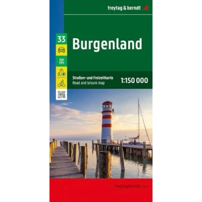 Abbildung von Burgenland, Straßen und Freizeitkarte 1:150.000, freytag &amp; berndt: Mit Infos, Top Tips, Innenstadtpläne, Radrouten (freytag berndt Auto + Freizeitkarten)