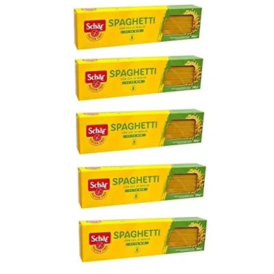 Abbildung von 5x SCHÄR Senza Glutine Spaghetti Glutenfrei Pasta mit 20% Hirse 500g
