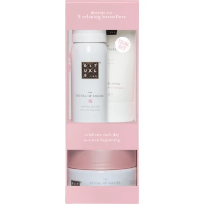 Abbildung von Rituals Cherry Blossom &amp; RICE MILK MINI SET Floral THE Ritual OF Sakura Körperpflegeset, Damen, Größe: One Size,
