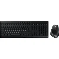 Abbildung von Stream Desktop Comfort, Kabelloses Tastatur Maus Set, Deutsches Layout (QWERTZ), 2,4 GHz Funk, Flüsterleise Tasten, Ergonomische Rechtshändermaus, Schwarz