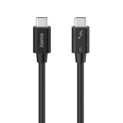 Abbildung von Hama Thunderbolt 5 Zoll USB C Kabel, 80 Gbit/s, A, 240 W, Ultra HD 8K, 1,00 m