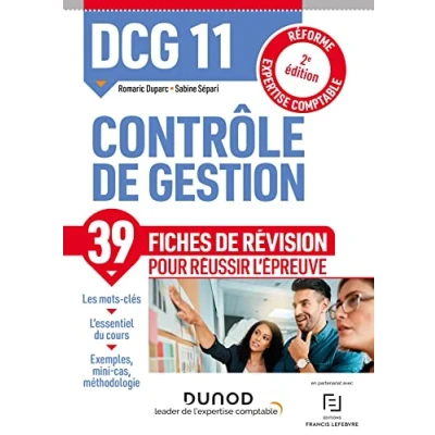 Abbildung von DCG 11 Contrôle de gestion Fiches révision 2e éd.: Réforme Expertise comptable