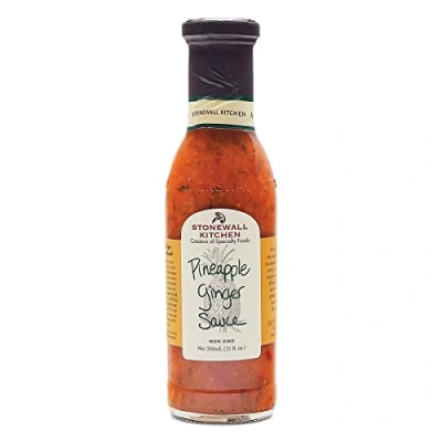 Abbildung von Stonewall Kitchen Pineapple Ginger Sauce, 330 ml Frisch fruchtige BBQ Sauce mit Ananas und Ingwer, ideal für Fischgerichte