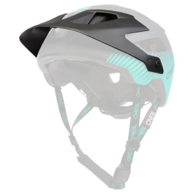 Abbildung von O&#039;NEAL Ersatzschirm Fahrrad Helm Mountainbike MTB für den Defender Helmet Grill V.22 Visor Erwachsene Schwarz Grün