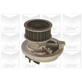 Abbildung von GRAF PA572 Wasserpumpe 25 mit Dichtring mechanisch Stahlblech 62,29 für Zahnriementrieb OPEL: Astra G CC, F Calibra A