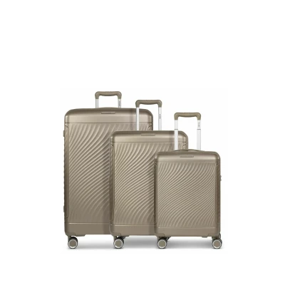 Abbildung von Picard Hartgepäck Koffer Set 3 teilig Reise Trolleys aus hochwertigem, robustem Polypropylen Material für Damen und Herren 4 Doppelrollen &amp; TSA Schloss Vienna Serie
