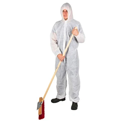 Abbildung von Kerbl 3431 Polypropylen Einweg Overall, Größe XXL, weiß