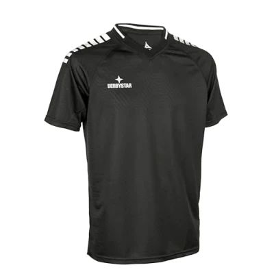Abbildung von Derbystar Unisex Jugend Primo Trikot v24, schwarz Weiss, 140