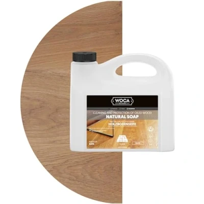 Abbildung von Woca Holzbodenseife Weiß 2,5L
