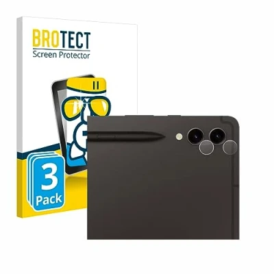 Abbildung von BROTECT Schutzglas für Samsung Galaxy Tab S9 Plus 5G (NUR Kameraschutz) (3 Stück) Schutzfolie Panzer Folie Glas [Extrem Kratzfest 9H,