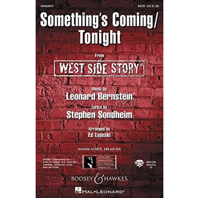 Abbildung von West Side Story: Something&#039;s Coming / Tonight. Frauenchor (SSA) und Klavier (CD oder Instrumente). Chorpartitur.