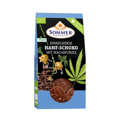 Abbildung von SOMMER CABLE Dinkelkekse Hanf Schoko mit Macawurzel, 150 g