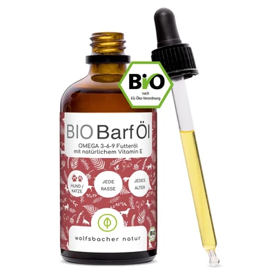 Abbildung von Wolfsbacher Natur Bio Barf Öl 100 ml
