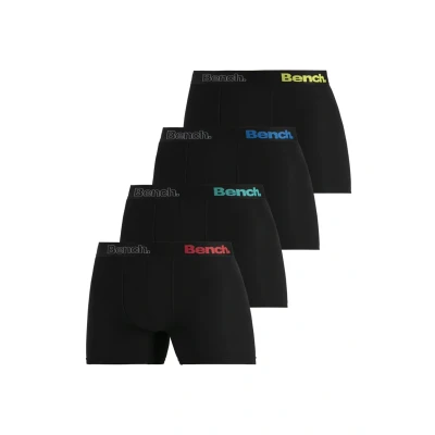 Abbildung von Bench Lange 4 PACK Panties, Herren, Größe: Small, Schwarz