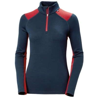 Abbildung von Helly Hansen W Lifa Merino Midw 1/2 Zip Womens Navy, Size M