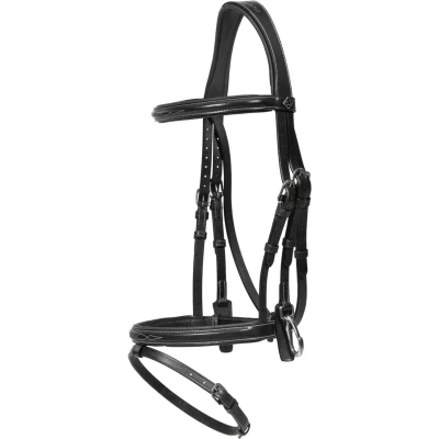 Abbildung von Trense Reiten Kombiniertes Reithalfter mit Druckbacken Dy’on