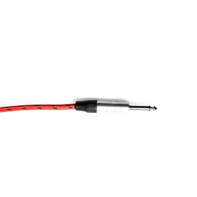 Abbildung von GEWA Instrumentenkabel Mono Pro Line 3m Winkelklinke, schwarz rot, 6,3 mm Monoklinke Winkelklinke mono, 190518