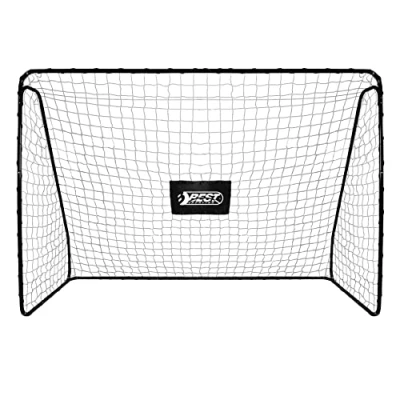 Abbildung von Best Sporting Fußballtor Fußballtore für Garten, Kinder 213x152 cm, Hochwertiges Kindertor mit weißem Netz &amp; Heringen I Schwarz
