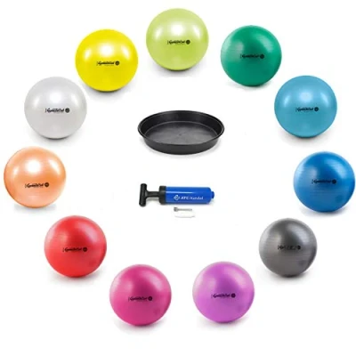 Abbildung von Original Pezzi Gymnastikball Maxafe Ø 42, 53, 65 &amp; 75cm in Allen Farben bis 400 kg belastbar Fitness, Reha, Therapie, Gymnastik, Aerobic und als Sitzball fürs Büro (Fuchsia, 75cm)