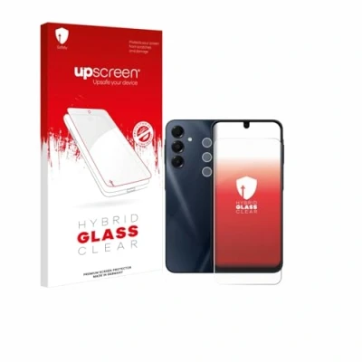 Abbildung von upscreen Schutzglas für Samsung Galaxy A16 5G (Display+Kamera) Schutzfolie, Glas Folie [Klar, 9H Panzerschutz, Anti Fingerprint]