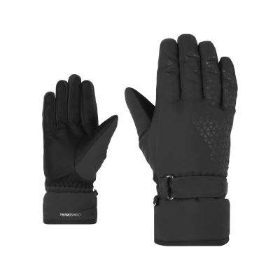 Abbildung von Ziener Damen KISAR Ski Handschuhe/Wintersport wasserdicht, PFC frei, Black, 7