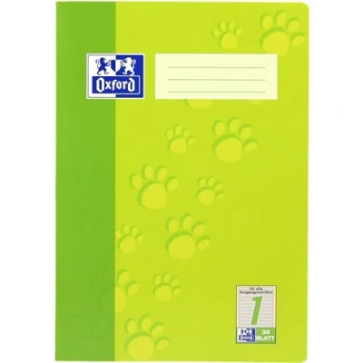 Abbildung von 10 x Oxford Schulheft A4 Lineatur 1 32 Blatt