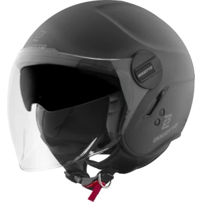 Abbildung von Bogotto H595 1 SPN Jethelm, schwarz matt, XL