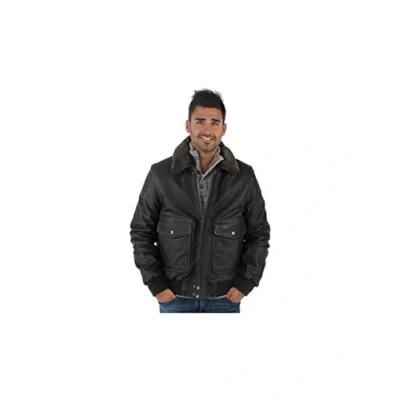 Abbildung von Schott Lederjacke, Herren, Größe: Small, Marron