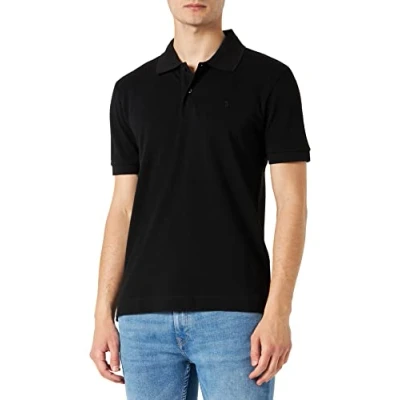 Abbildung von Seidensticker Fashion SLIM FIT Poloshirt, Herren, Größe: Small, Schwarz