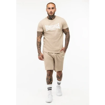 Abbildung von Lonsdale SET Normale Passform MOY Jogginghose, Herren, Größe: Medium, Beige white