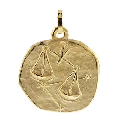 Abbildung von trendor Sternzeichen Waage Anhänger, Größe: One Size, Gold