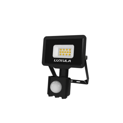 Abbildung von LUXULA LED Flutlichtstrahler Fluter, Bewegungsmelder, 10W, warm &amp; neutralweiß, 1000lm, IP65, fest integriert, warmweiß, neutralweiß