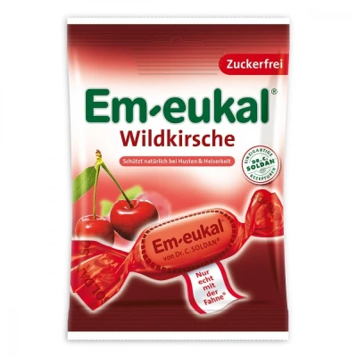 Abbildung von Em Eukal Bonbons Wildkirsche zuckerfrei