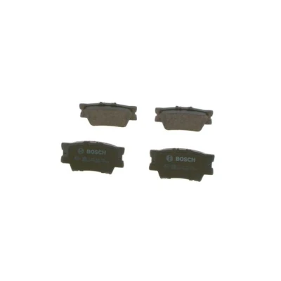 Abbildung von BOSCH 0 986 494 154 Bremsbelagsatz Low Metallic mit Anti Quietsch Blech, Montageanleitung TOYOTA: Camry VI Limousine, RAV4 IV SUV