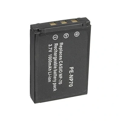 Abbildung von Amsahr Digital Replacement Camera and Camcorder Battery for Casio NP 70, Exilim Zoom Z250