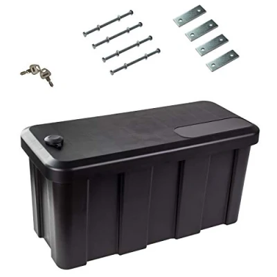 Abbildung von Anhänger Staubox 22l Deichselbox 56,5x24,5x28,5 cm Staukasten Deichselkasten DDB25 100 kg Tragfähigkeit für Pkw