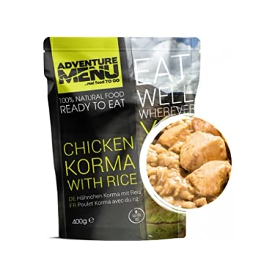 Abbildung von Adventure Menu Hähnchen Korma mit Reis 400 g Gourment Mahlzeit für unterwegs &amp; daheim