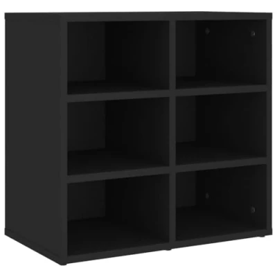 Abbildung von vidaXL Schuhregal Schwarz 52,5x30x50 cm, 1 tlg.