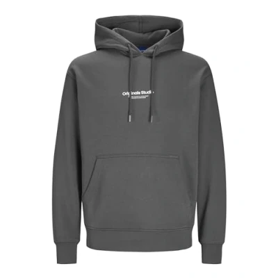 Abbildung von Jack &amp; Jones Jorvesterbro Kapuzenpullover, Herren, Größe: XS, Iron gate
