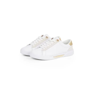Abbildung von Tommy Hilfiger CHIC Court Sneaker low, Damen, Größe: 35, White Schuhe