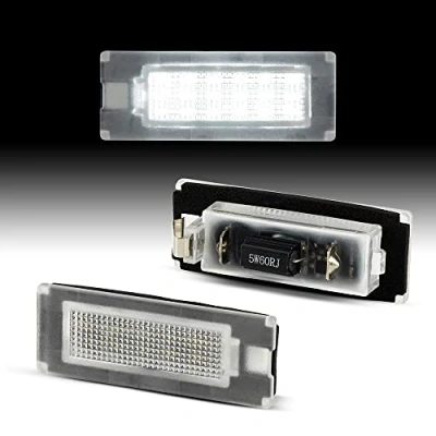 Abbildung von Recambo LED Kennzeichenbeleuchtung mit E Zulassung Plug &amp; Play CanBus Fehlerfrei SMD Nummernschildbeleuchtung kompatibel für Peugeot Boxer Typ 250 BJ ab 2006&gt;