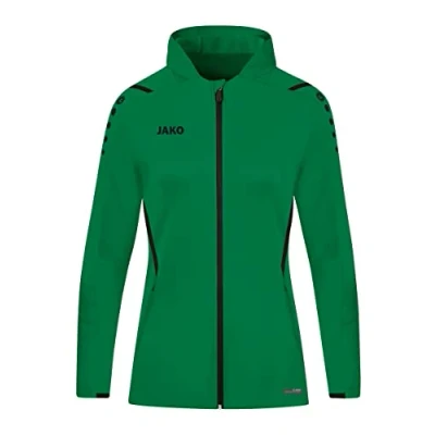 Abbildung von JAKO Challenge Trainingsjacke, Damen, Größe: 38, Gruenschwarz