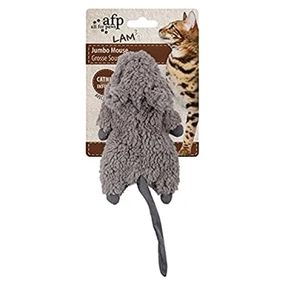 Abbildung von All For Paws Jumbo Cirnckle Catnip Rodent Lammfell